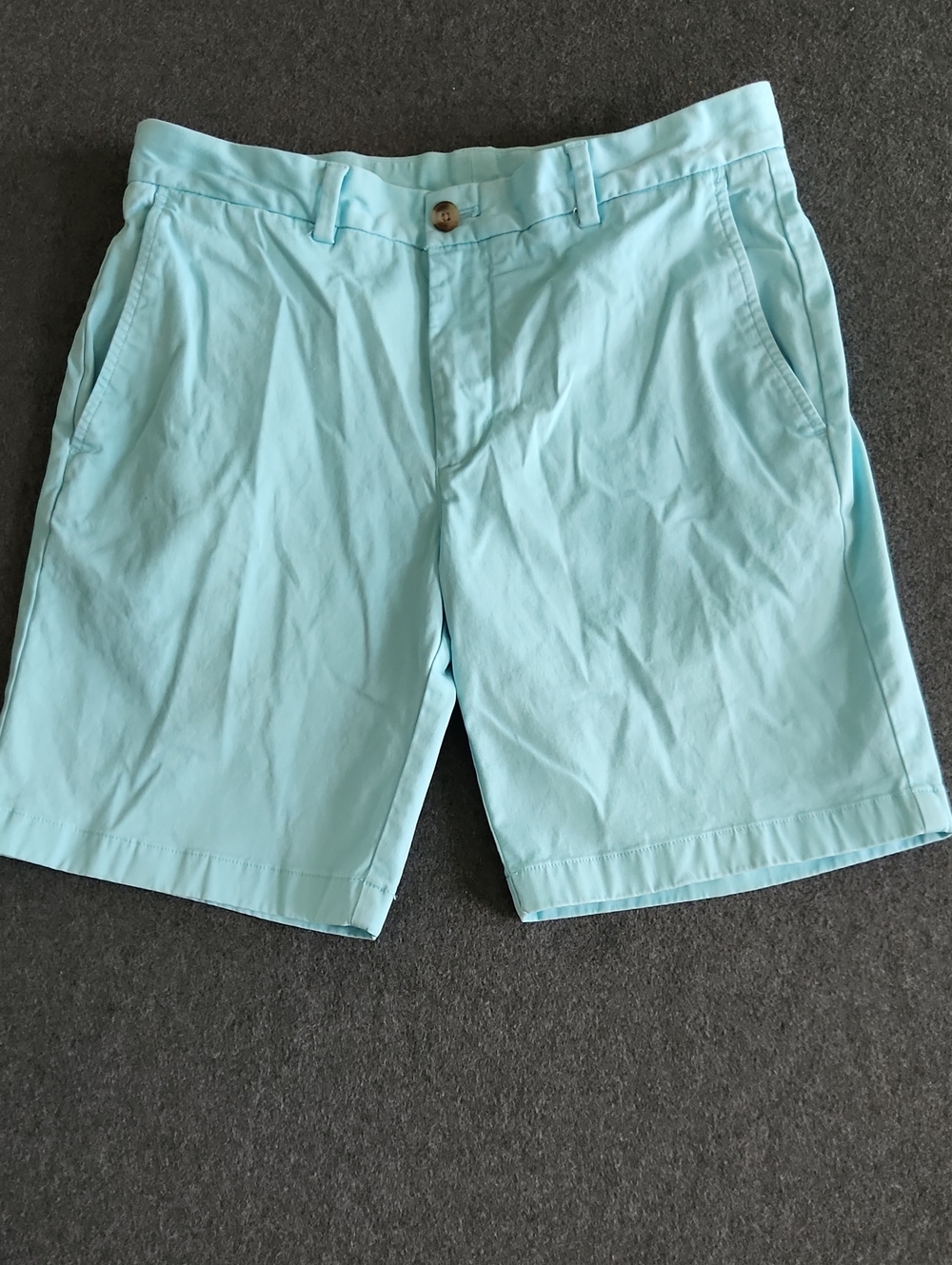 Vineyard Vines Breaker Short Aqua Flat Front Men's 32 Vacation Beach Preppy
